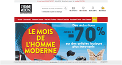 Desktop Screenshot of lhommemoderne.fr