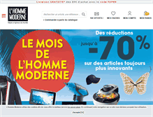 Tablet Screenshot of lhommemoderne.fr